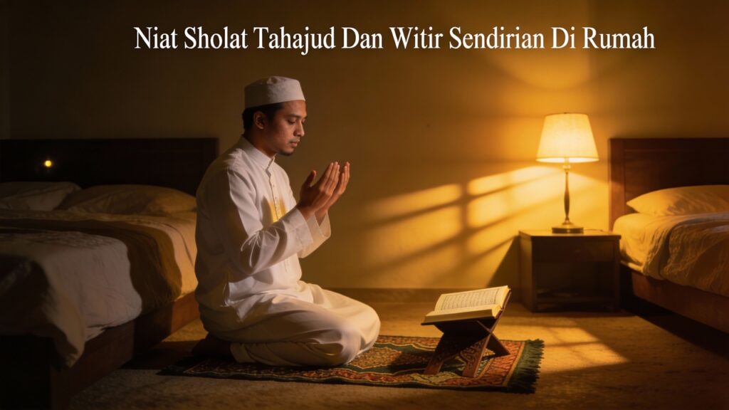 Niat Sholat Tahajud Dan Witir Sendirian Di Rumah