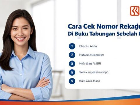 Cara Cek Nomor Rekening BRI Di Buku Tabungan Sebelah Mana